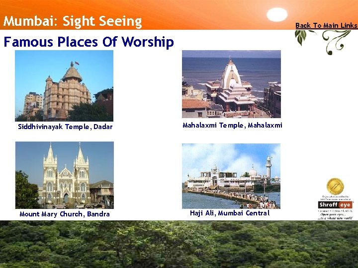 Mumbai: Sight Seeing Famous Places Of Worship Siddhivinayak Temple, Dadar Mount Mary Church, Bandra