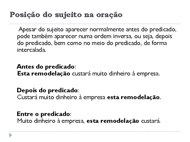 Lngua Portuguesa 7 Ano Sujeito Predicado Predicao Verbal
