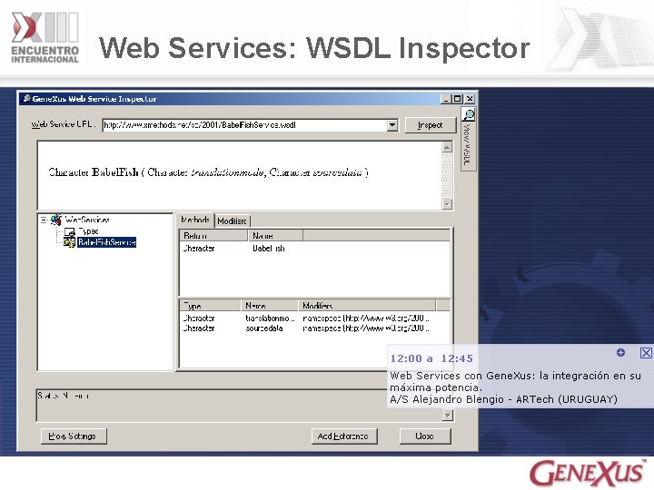 Web Services: WSDL Inspector 