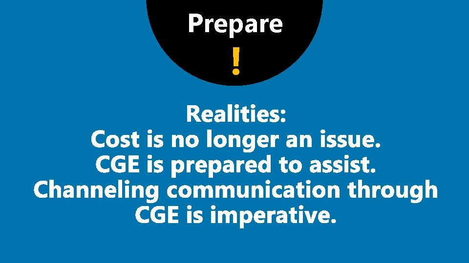 Prepare ! 