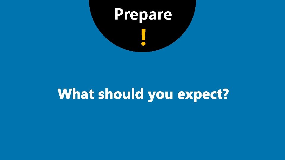 Prepare ! 