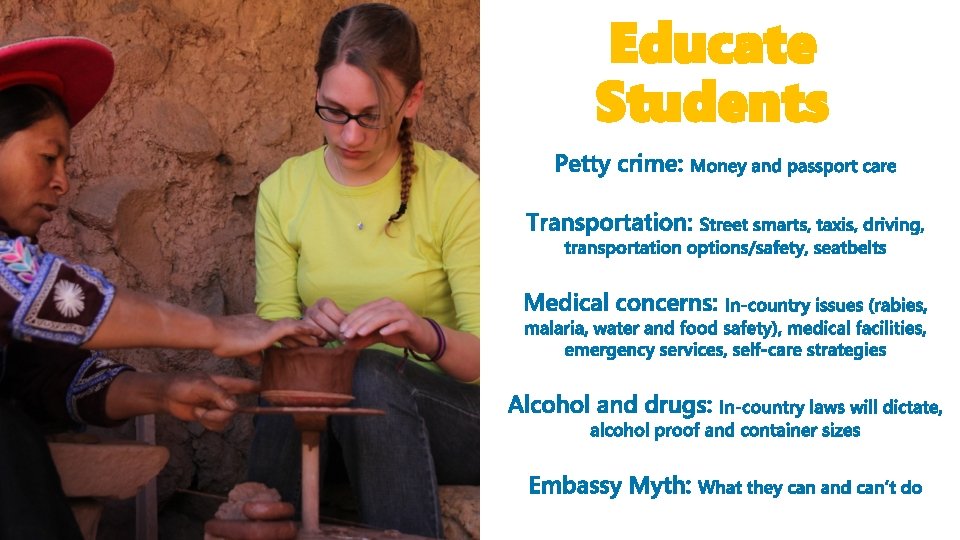 Educate Students 