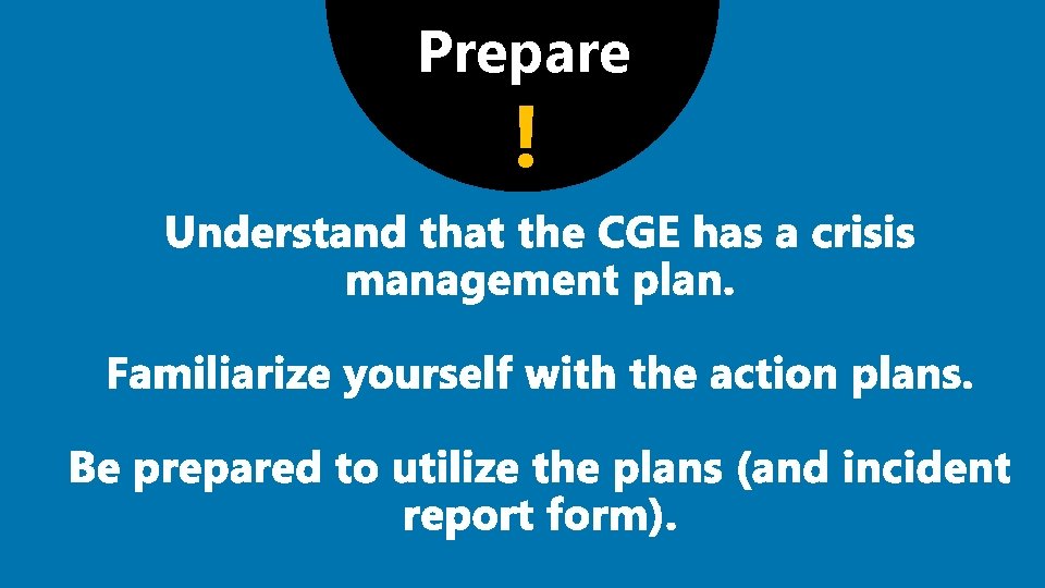 Prepare ! 