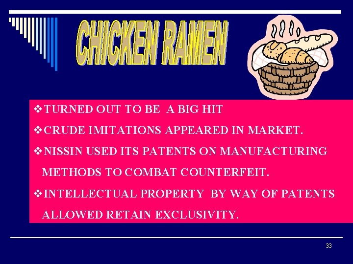 v. TURNED OUT TO BE A BIG HIT v. CRUDE IMITATIONS APPEARED IN MARKET.