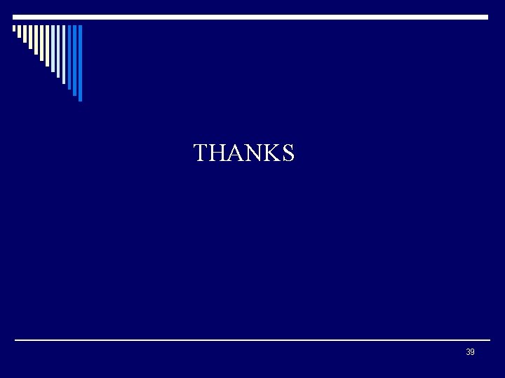 THANKS 39 