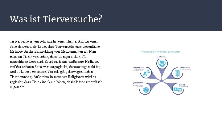 Was ist Tierversuche? Tierversuche ist ein sehr umstrittenes Thema. Auf der einen Seite denken