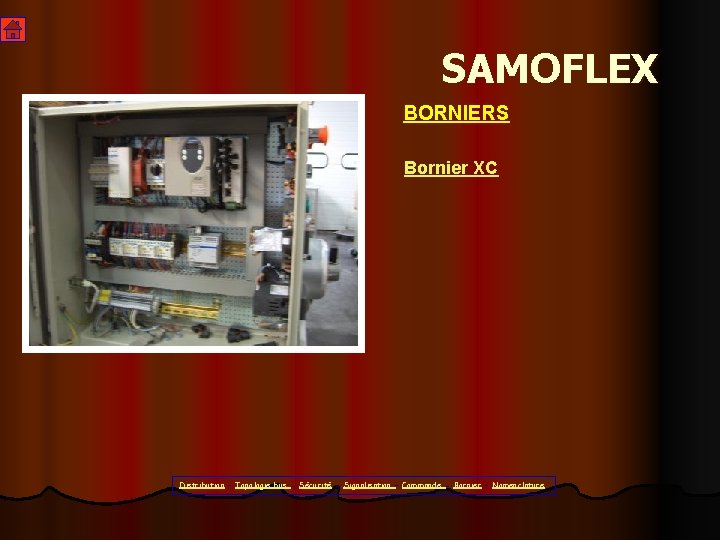 SAMOFLEX BORNIERS Bornier XC Distribution – Topologie bus - Sécurité - Signalisation – Commande