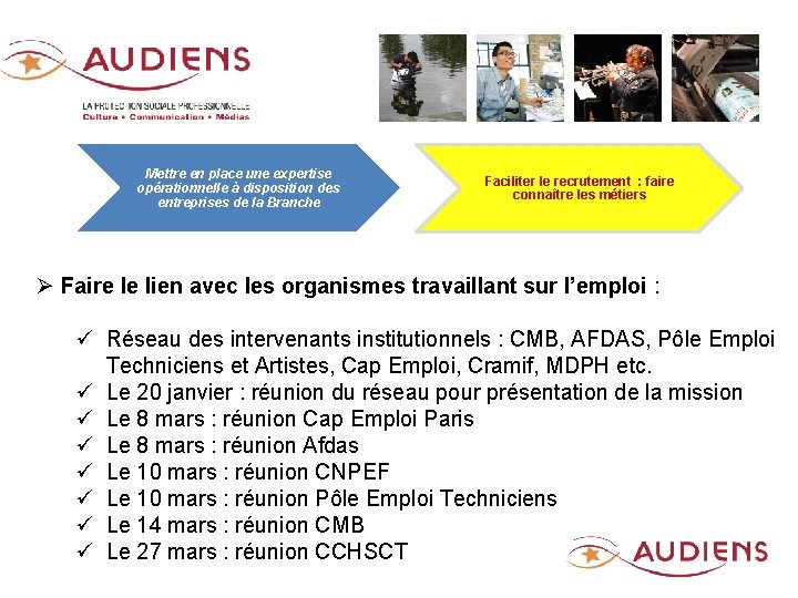 Mettre en place une expertise opérationnelle à disposition des entreprises de la Branche Faciliter