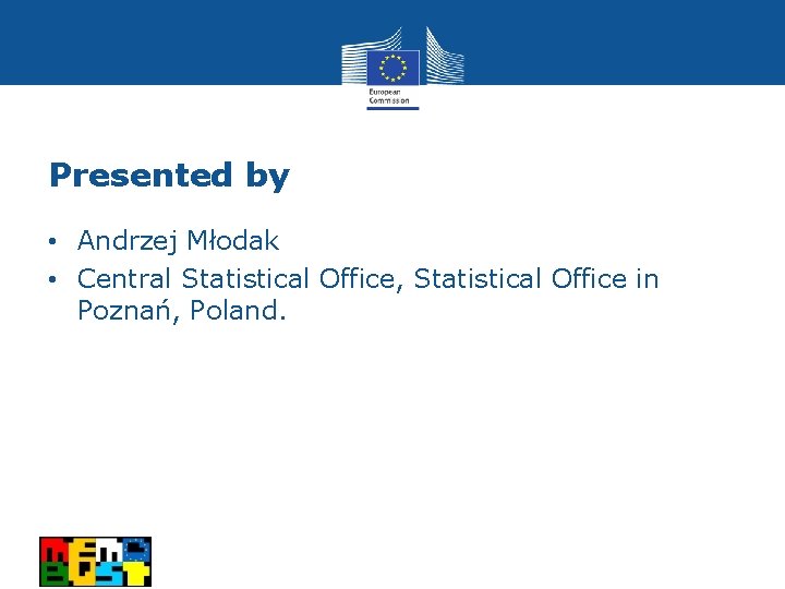 Presented by • Andrzej Młodak • Central Statistical Office, Statistical Office in Poznań, Poland.