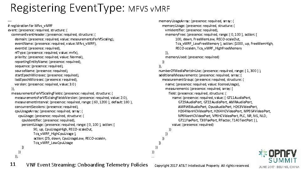 Registering Event. Type: MFVS v. MRF --# registration for Mfvs_v. MRF event: {presence: required,