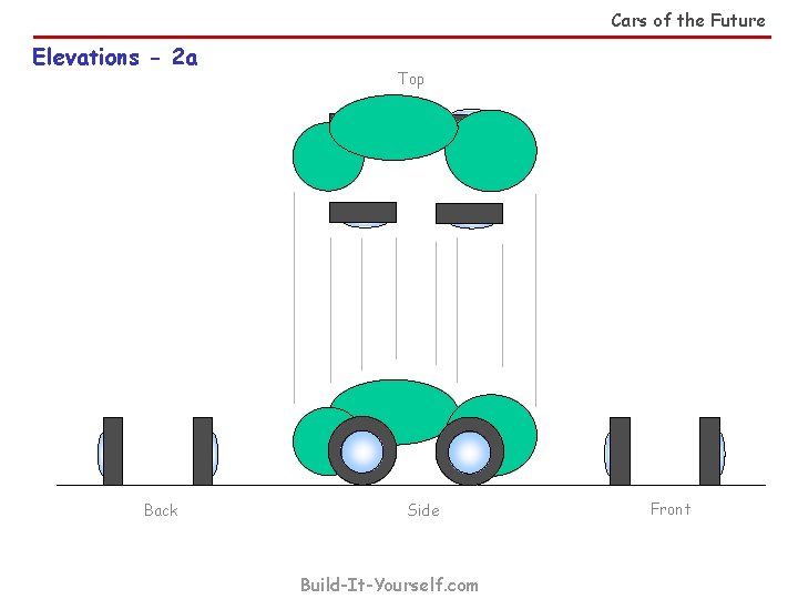 Cars of the Future Elevations - 2 a Back Top Side Build-It-Yourself. com Front