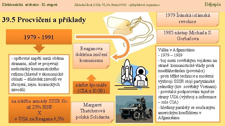 Elektronická učebnice - II. stupeň Základní škola Děčín VI, Na Stráni 879/2 – příspěvková