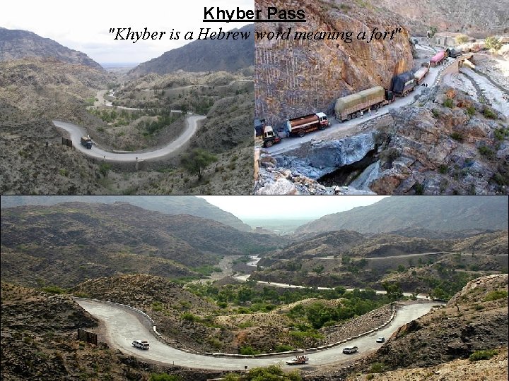 Khyber Pass Some Wavelets "Khyber is Applications a Hebrew wordofmeaning a fort" Siraj –ul