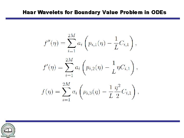 Haar Wavelets for Boundary Value Problem in ODEs 