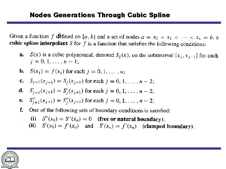 Nodes Generations Through Cubic Spline 