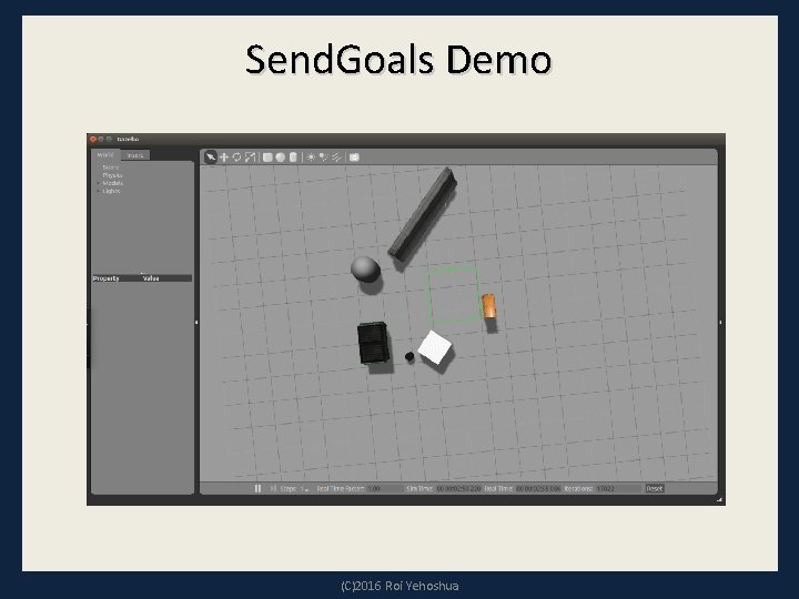 Send. Goals Demo (C)2016 Roi Yehoshua 