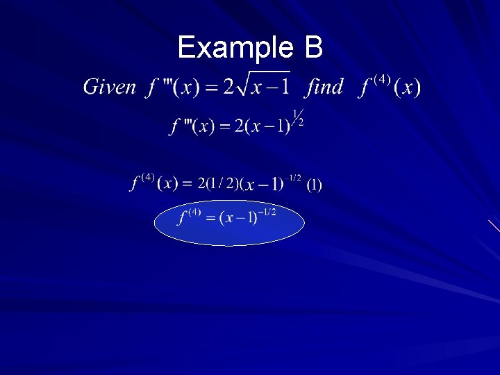 Example B 