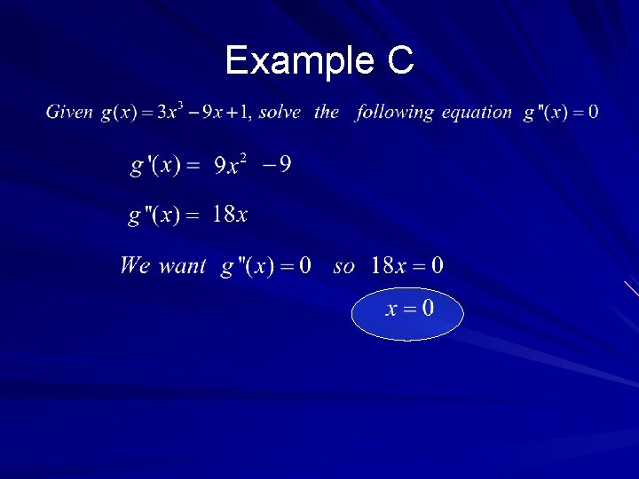 Example C 
