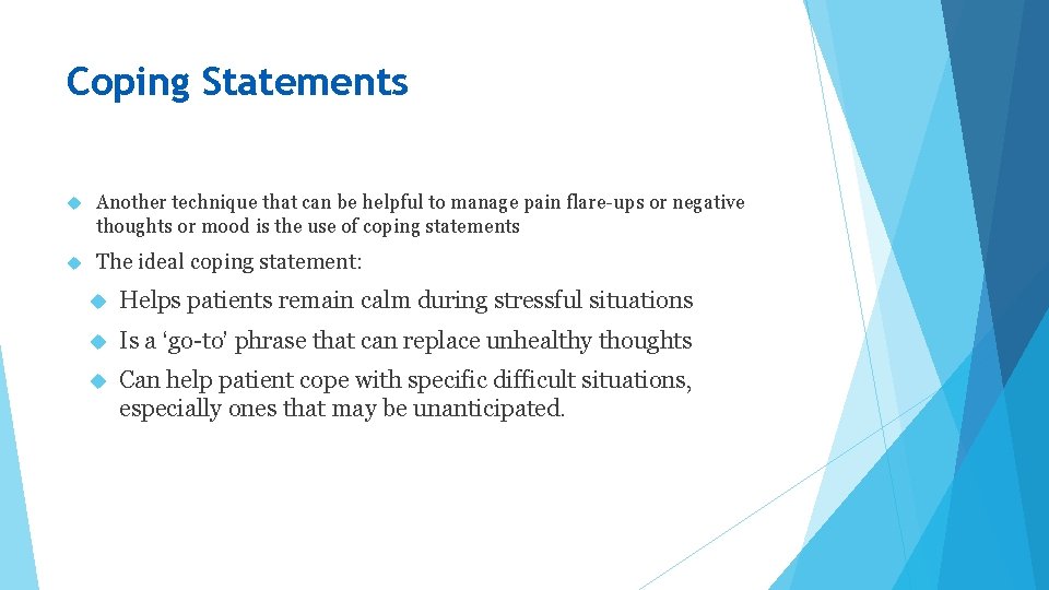 Which Of The Following Statements Is True About Chronic Pain Cognitive Behavioral Therapy for Chronic Pain CBTCP Kelly