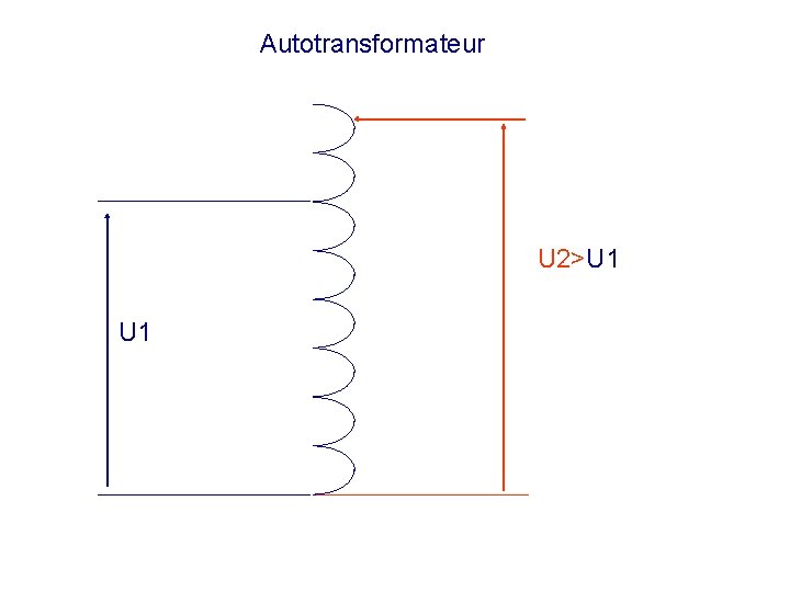 Autotransformateur U 2>U 1 