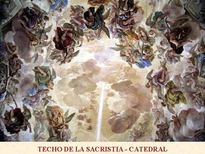 TECHO DE LA SACRISTIA - CATEDRAL 