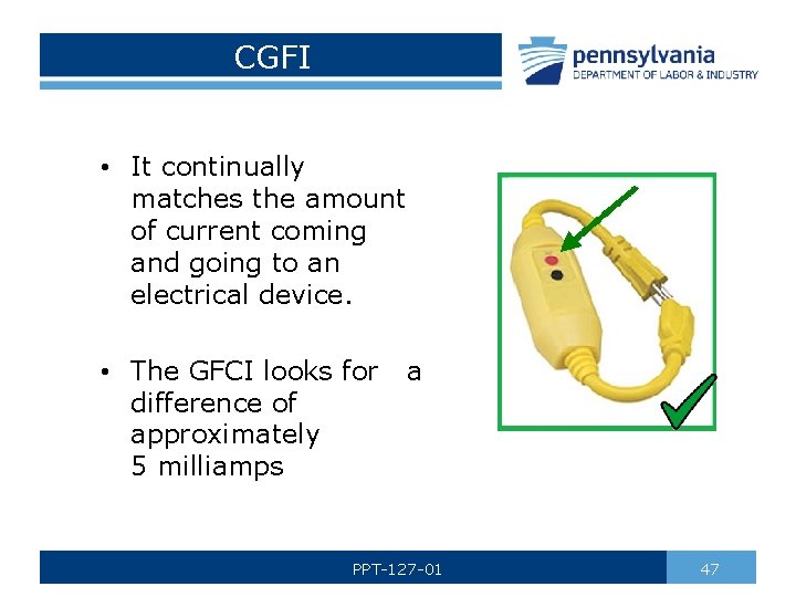 CGFI • It continually matches the amount of current coming and going to an