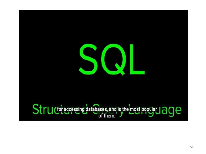 SQL 51 