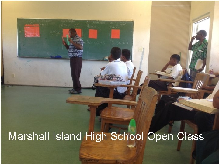 Marshall Island High School Open Class 
