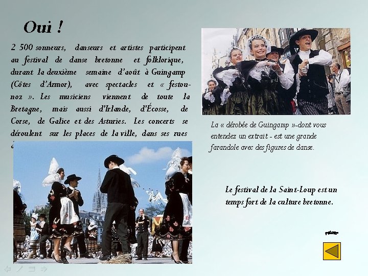 Oui ! 2 500 sonneurs, danseurs et artistes participent au festival de danse bretonne