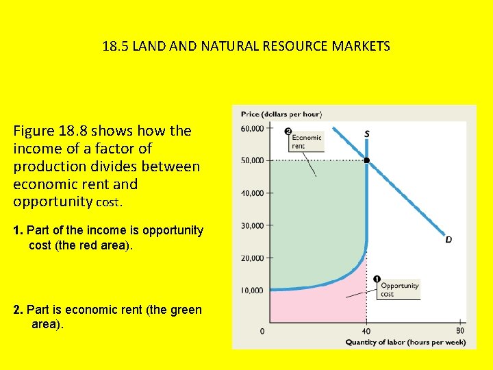 18. 5 LAND NATURAL RESOURCE MARKETS Figure 18. 8 shows how the income of
