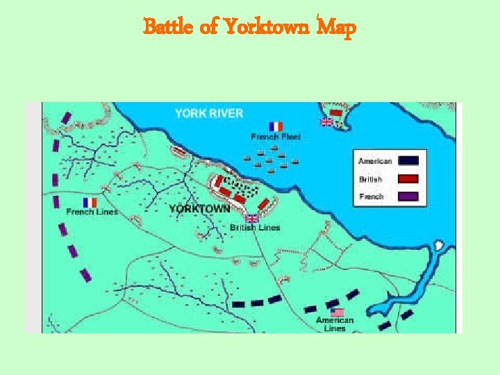 Battle of Yorktown Map 