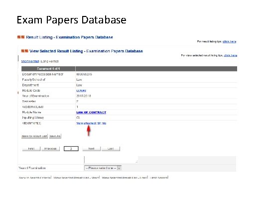 Exam Papers Database 