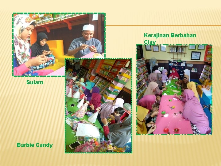 Kerajinan Berbahan Clay Sulam Barbie Candy 