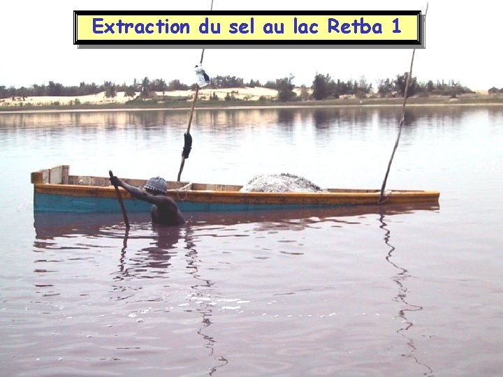 Extraction du sel au lac Retba 1 