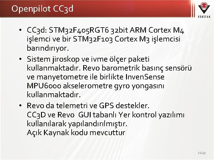 Openpilot CC 3 d • CC 3 d: STM 32 F 405 RGT 6