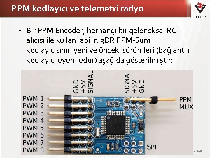 PPM kodlayıcı ve telemetri radyo • Bir PPM Encoder, herhangi bir geleneksel RC alıcısı