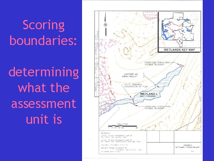 Scoring boundaries: determining what the assessment unit is 