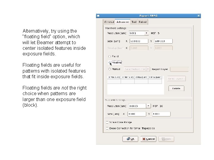 Alternatively, try using the “floating field” option, which will let Beamer attempt to center