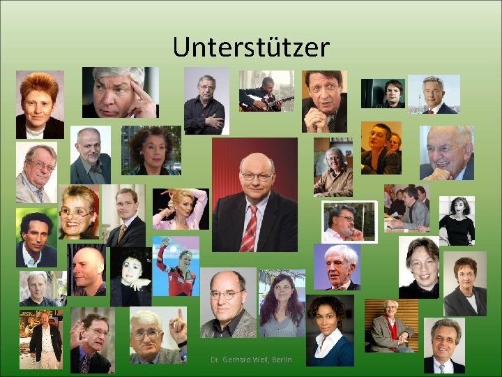 Unterstützer Dr. Gerhard Weil, Berlin 