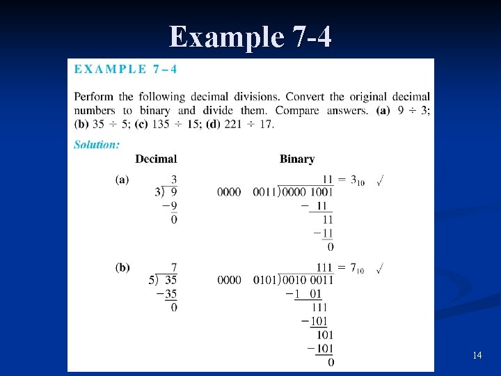 Example 7 -4 14 Example 7 -4 14