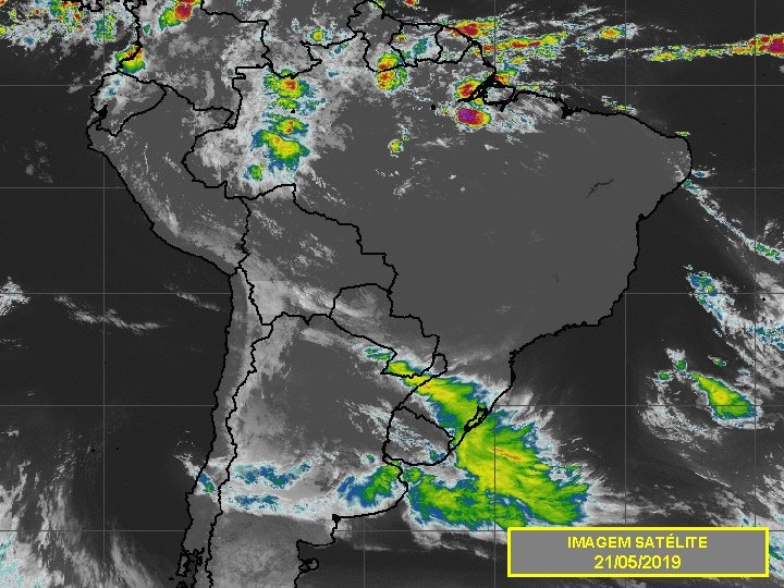 IMAGEM SATÉLITE 21/05/2019 