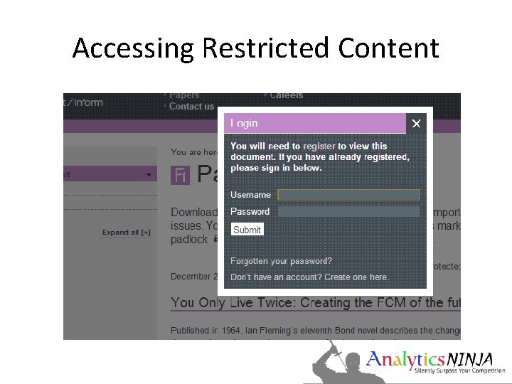 Accessing Restricted Content 