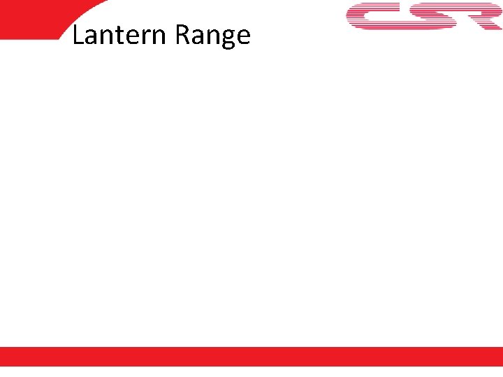 Lantern Range 