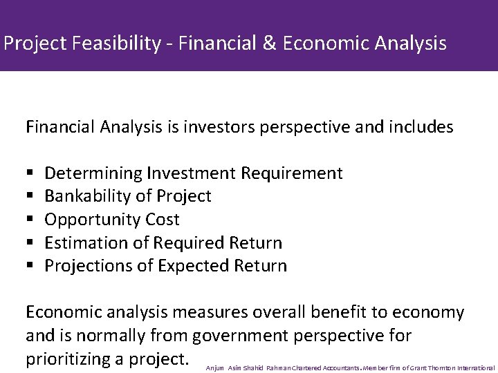 Project Concept Scope of work Market Assessment Investors Benefit SWOT Analysis Financial Analysis Way