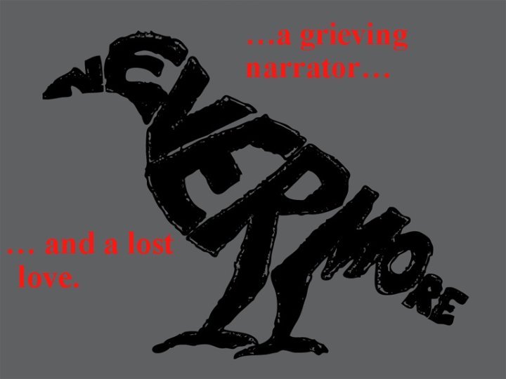 …a grieving narrator… … and a lost love. 