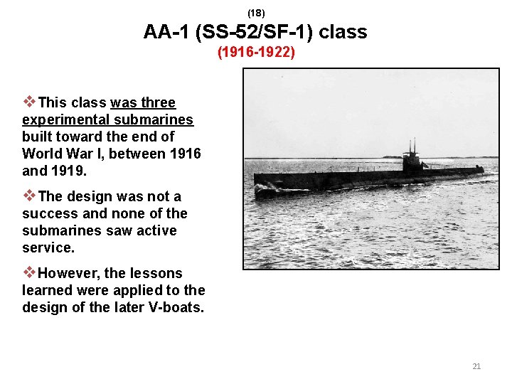 Submarines List of submarine classes of the United