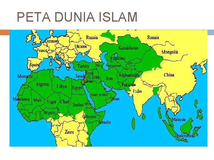 PETA DUNIA ISLAM 