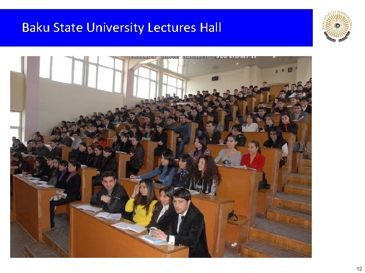 Baku State University Lectures Hall 12 