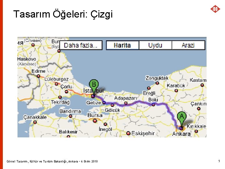 Tasarım Öğeleri: Çizgi Görsel Tasarım, Kültür ve Turizm Bakanlığı, Ankara – 6 Ekim 2010