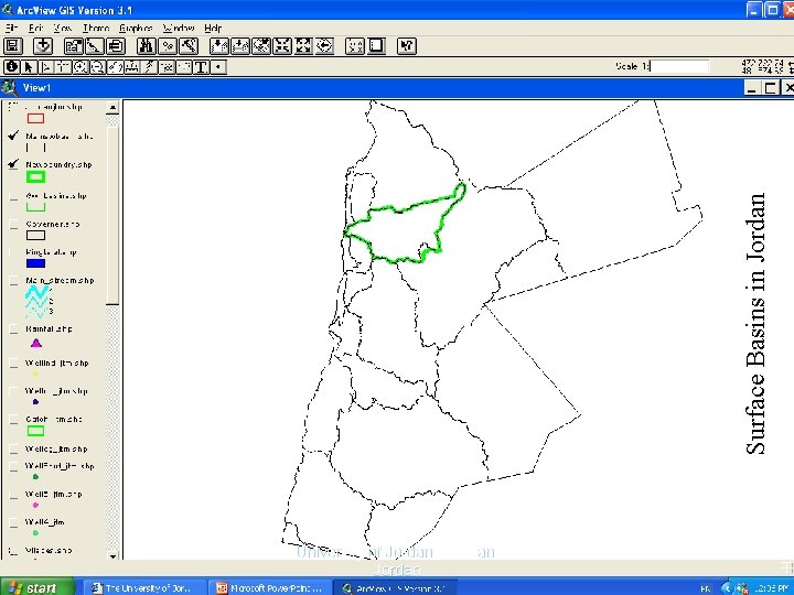 Surface Basins in Jordan Univeristy of Jordan, Amman, Jordan 